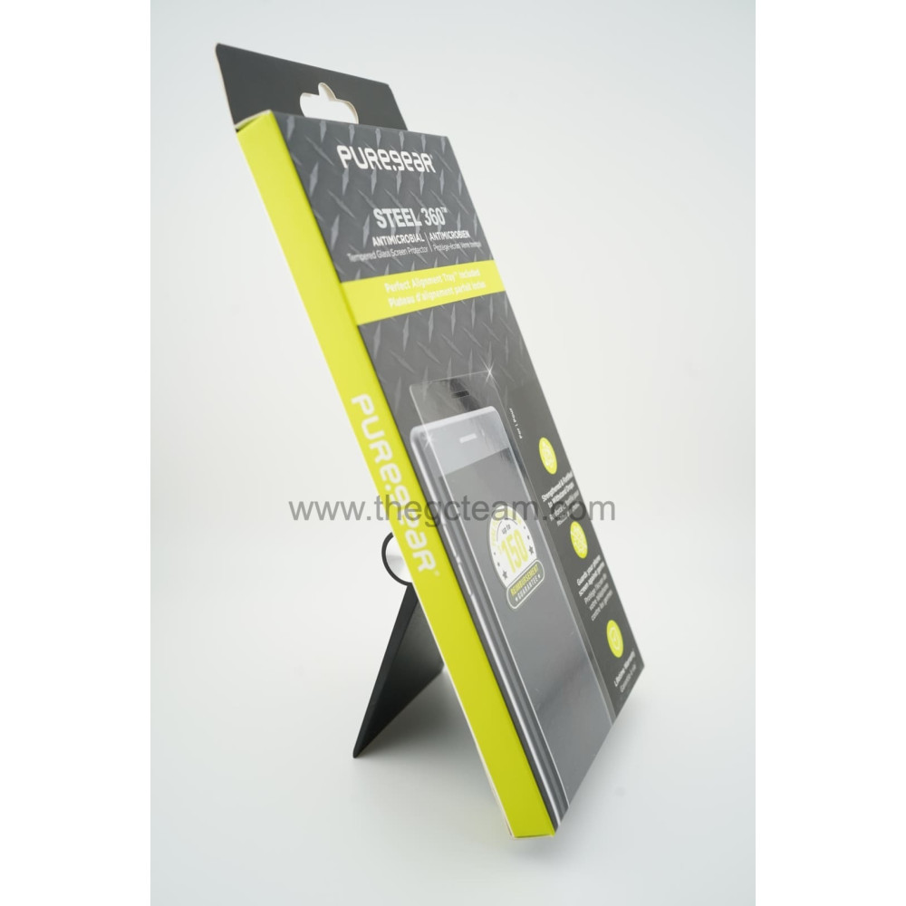 PureGear - Apple iPhone 16e/14 Pro/14/13 Pro/13 Antimicrobial Tempered Glass Screen Protector