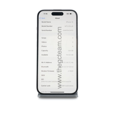 Apple iPhone 15 - Black - 128GB - Like New - Unlocked